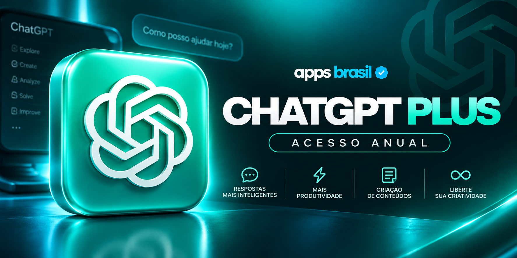 ChatGPT Plus — Plano Anual